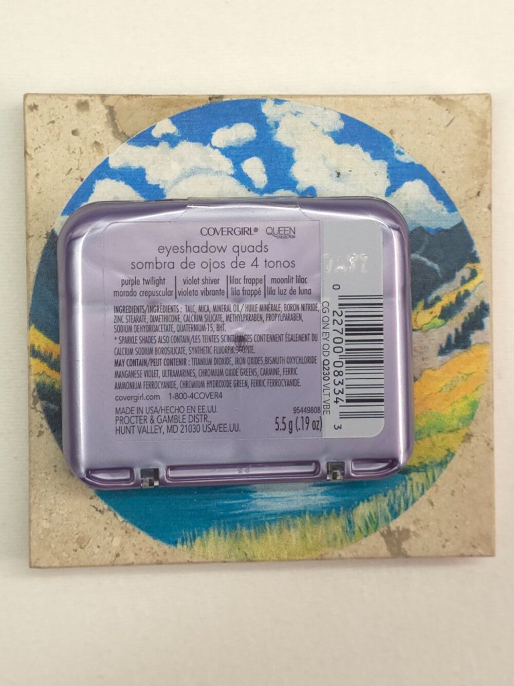 DISCONTINUED COVERGIRL Queen Collection Eyeshadow Quad - Q230 Violet Vibes - Picture 2 of 3